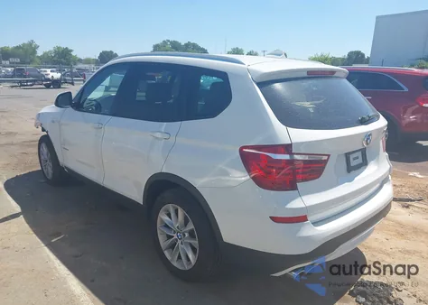 2017 BMW X3 xDrive28I from USA, damaged, VIN 5UXWX9C57H0D99908